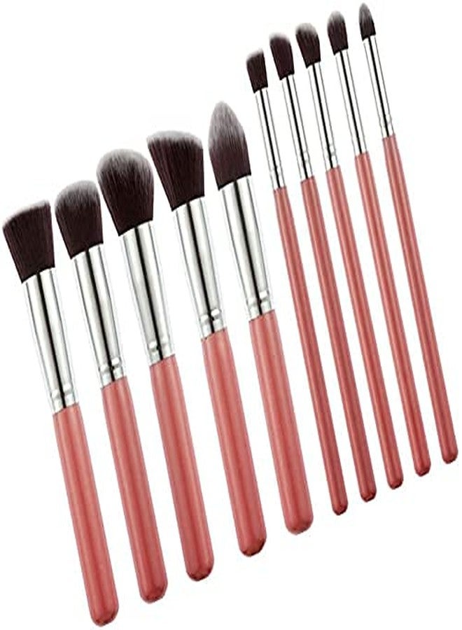 DATNASAYAD Eyeshadow Makeup Brush Set, Pink (Set Of 10), 100 g - Image 4