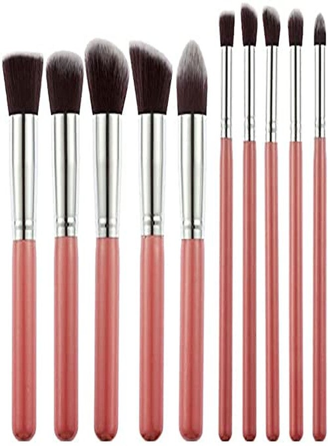 DATNASAYAD Eyeshadow Makeup Brush Set, Pink (Set Of 10), 100 g - Image 5