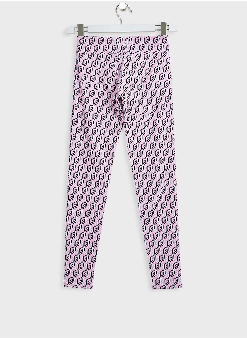 GUESS - Kids Printed Leggings - Image 1