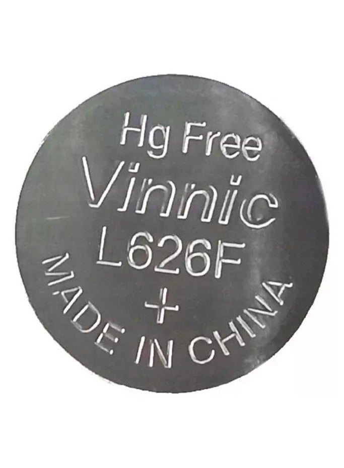 Vinnic 10-Pieces Vinnic AG4 (L626F) (LR66) Alkaline 0%Hg 1.5V Batteries - Image 2