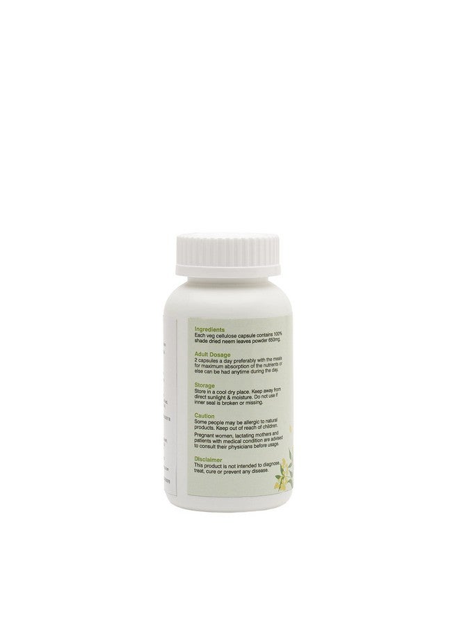 DAIVIK MORINGA GIFT OF NATURE Daivik Moringa Neem Capsules for Healthy Skin and Hair | Powerful Blood Purifier| Helps to Balance Blood Sugar Levels & Boosts Liver Health & Metabolism - 100 Veg Capsules|650MG - Image 2