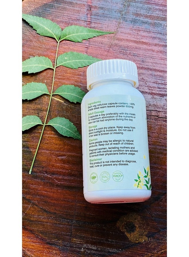 DAIVIK MORINGA GIFT OF NATURE Daivik Moringa Neem Capsules for Healthy Skin and Hair | Powerful Blood Purifier| Helps to Balance Blood Sugar Levels & Boosts Liver Health & Metabolism - 100 Veg Capsules|650MG - Image 5