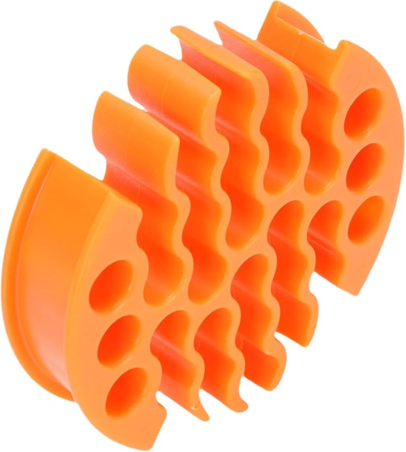 Cable Organizer Tool 30 Hole For Easy Management Durable PC Material Orange CAT 6 - Image 1