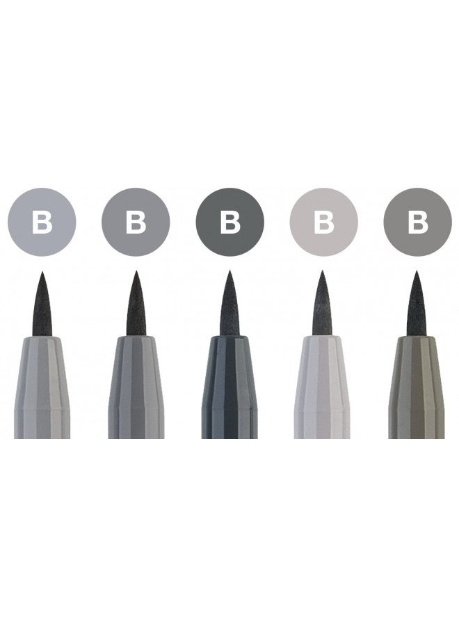 FABER-CASTELL أقلام فابر-كاستل بيت الفنان مانغا، درجات الرمادي، 8-pack (167107) - Image 3