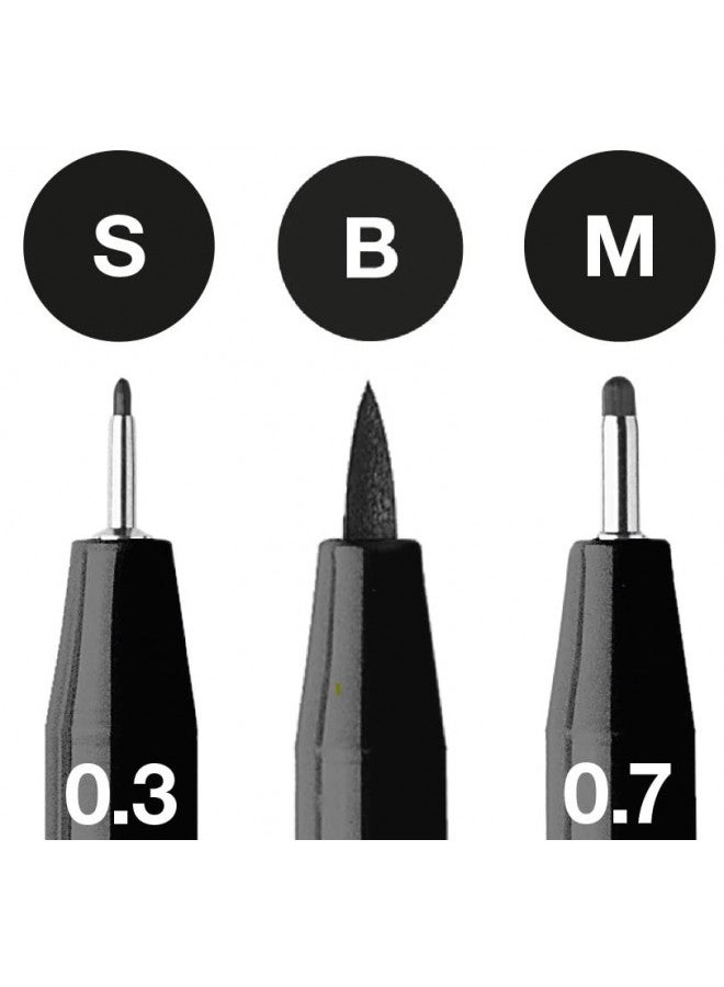 FABER-CASTELL أقلام فابر-كاستل بيت الفنان مانغا، درجات الرمادي، 8-pack (167107) - Image 2