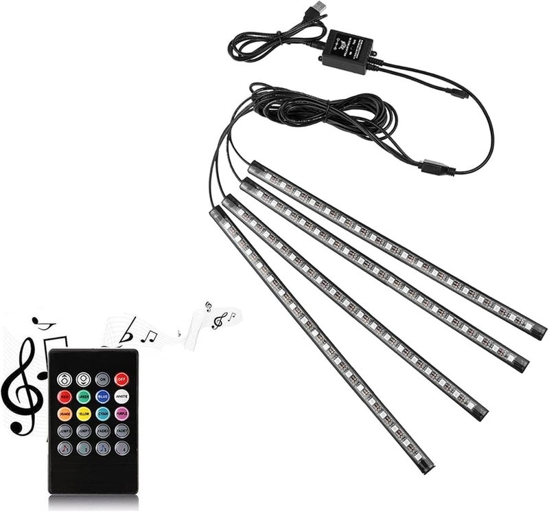 Uniwit Multicolor Music Car LED Strip Lights - Image 1