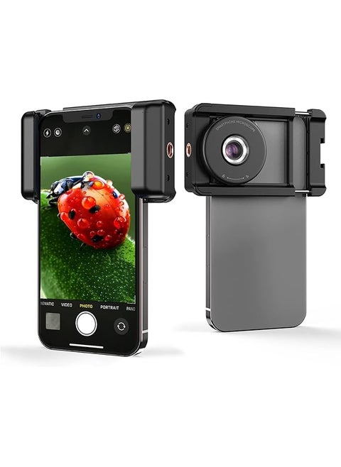 Phone Macro Lens 100X Microscope For Android Iphone Micro Camera With Led Light Cpl Handheld Pocket Compatible With Smartphone Accessories Macro Focus Glass Fits For Almost All Phone
