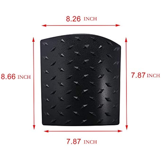 rayihni Black Cowl Body Armor Outer Cowling Cover For Jeep Wrangler Jk Jku Unlimited Rubicon Sahara X Off Road Sport Exterior Accessories Parts 2007 2008 2009 2010 2011 2012 2013 2014 2015 2016 2017 G016Jp - Image 3