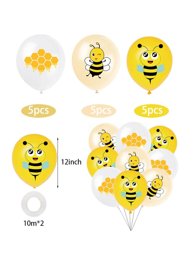 DUNISO Honey Bee Birthday Decorations, Children's Birthday Props Party Decoration, Bumble Bee Party Decoration For Baby Shower Birthday - Image 5