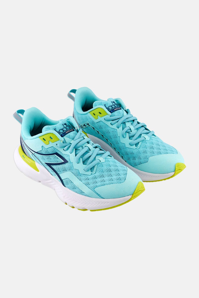 DIADORA أحذية رياضية نسائية ميثوس بلاشيلد فولو 3 مزودة بأربطة، تركواز - Image 1