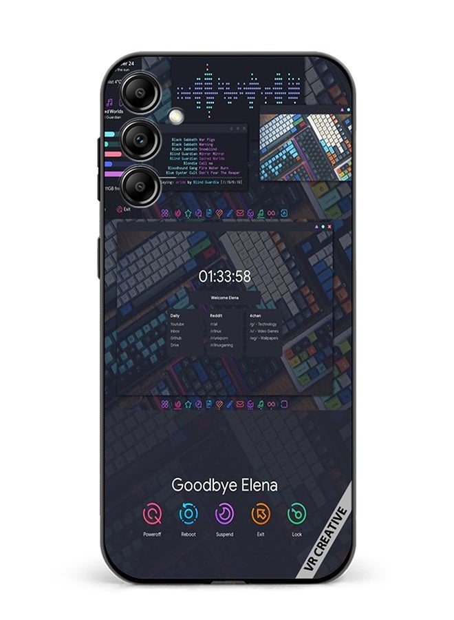 VR CREATIVE Protective Case Cover For Samsung Galaxy A35 Goodbye Elena Design Multicolour - Image 1