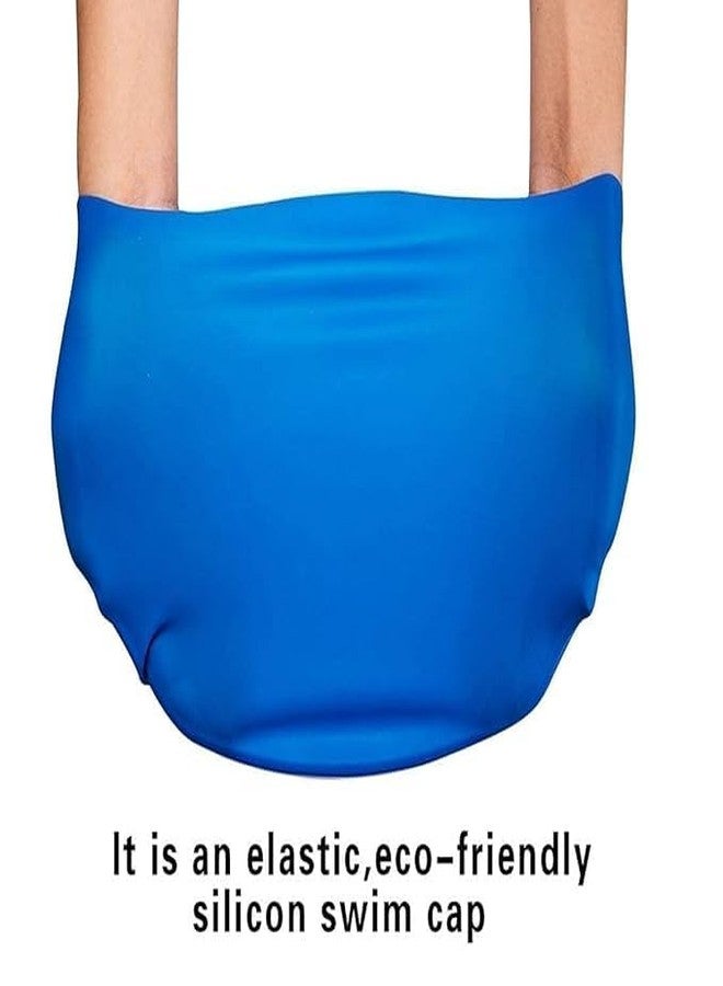 SEJASCOLLECTIONS 100% Silicone Anti Fog Swimming Goggles,Cap,Earplug & Noseplug Set- Ideal for All Age Group | Silicone Non Slip | Easy to Carry and Skin Friendly (Blue) - Image 5