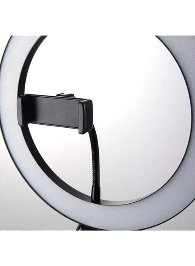 Selfie Ring Light with Adjustable Tripod Stand & Phone Holder – Professional LED Lighting for Makeup, Video, Photography & Live Streaming - Image 4