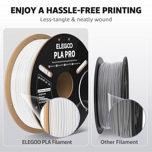 ELEGOO PLA PRO Filament 1.75mm Burgundy Red 1KG, 30-250mm/s Printing Speed Improved Rigidity 3D Printer Filament Dimensional Accuracy +/- 0.02mm, 1kg Spool (2.2lbs) - Image 4