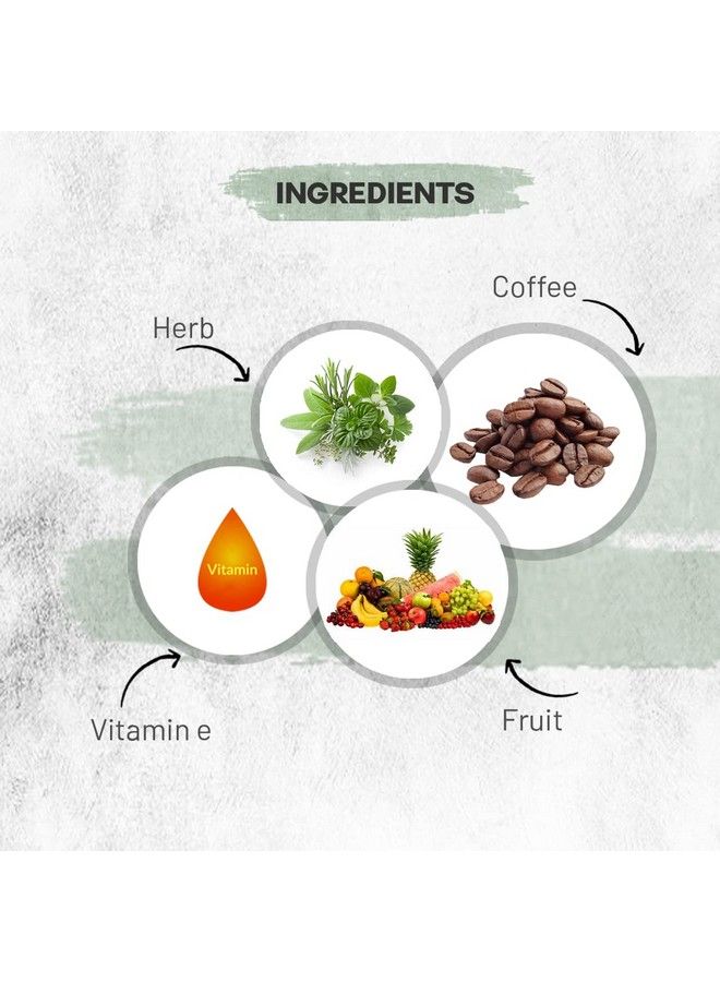 LUSTER Coffee Face Pack; Enriched With Pure & Natural Extracts; Awaken The Skin & Nourishes Deeply; Face Pack For Women & Men; All Skin Types; Paraben & Sulfate Free 500 Ml - Image 4