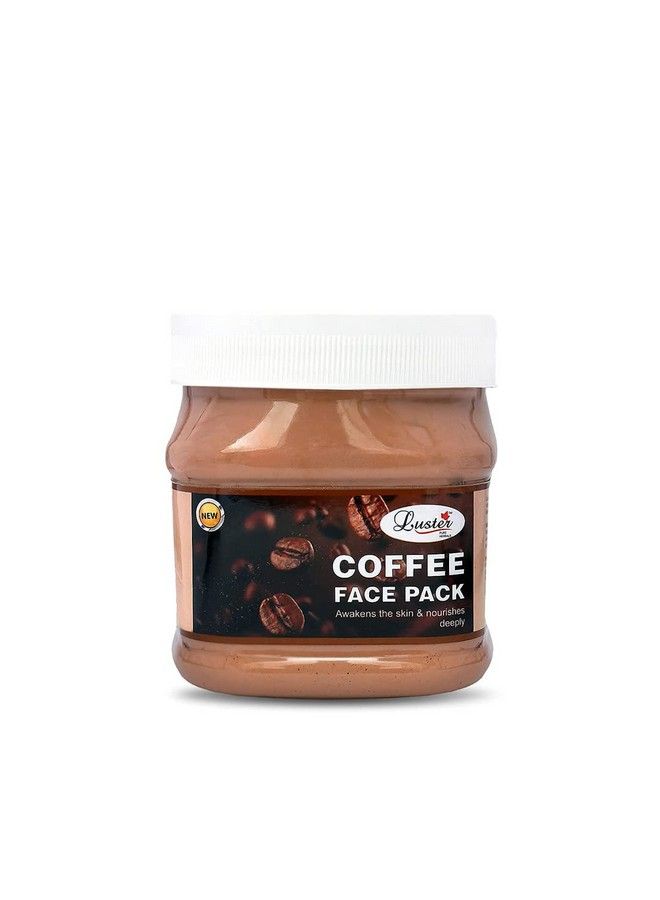 LUSTER Coffee Face Pack; Enriched With Pure & Natural Extracts; Awaken The Skin & Nourishes Deeply; Face Pack For Women & Men; All Skin Types; Paraben & Sulfate Free 500 Ml - Image 3