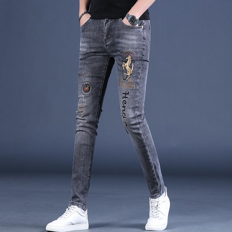 Unisex Casual Daily Denim Jeans - Image 2