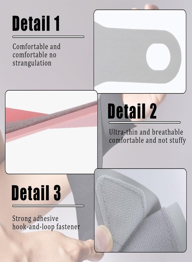 BangBoom 2 Pieces 0.35" Ultra Thin Compression Wrist Brace for Carpal Tunnel, Adjustable Arthritis Wrist Wraps, Left and Right Hand Wrist Support Brace Guard for Endonitis Sprain Pain Relief (2, Pink) - Image 4