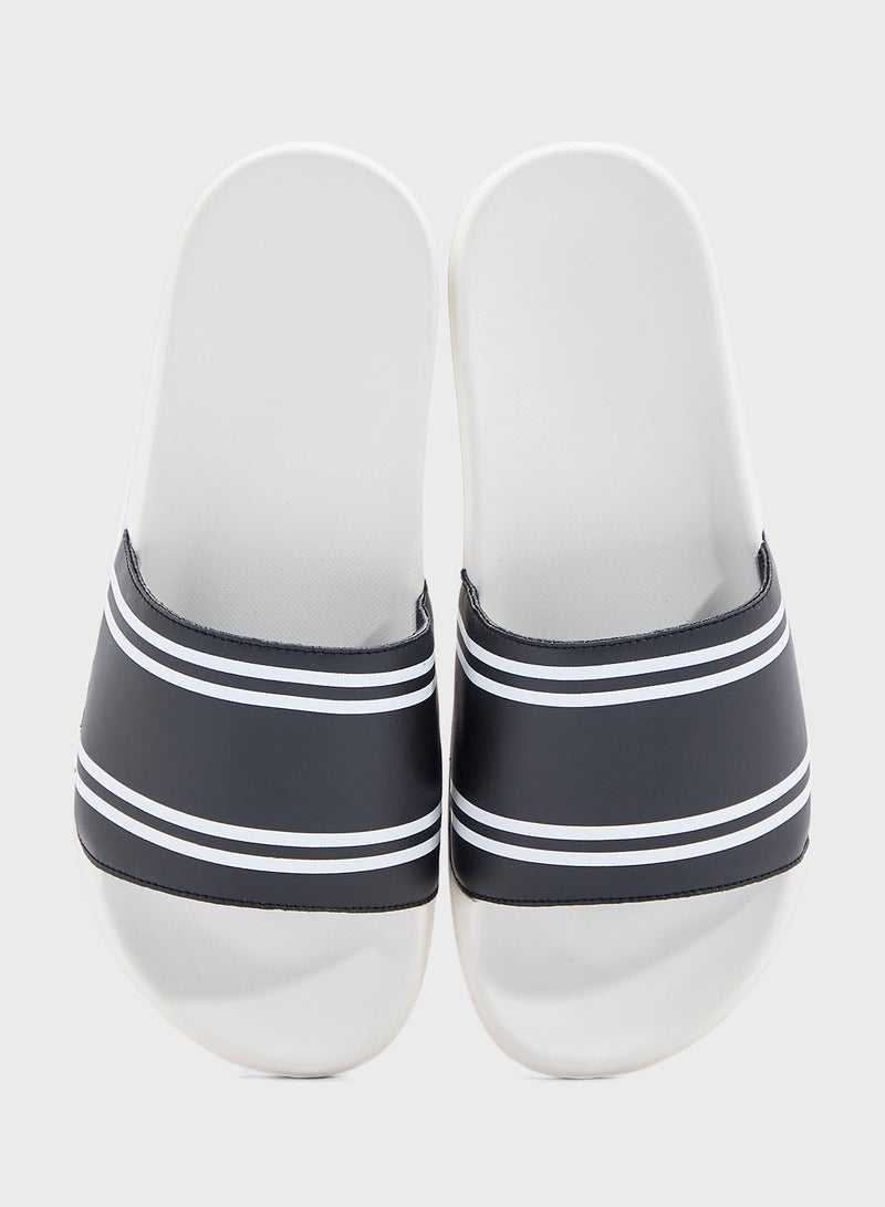 Seventy Five Stripes Detail Casual Slides  - Image 4