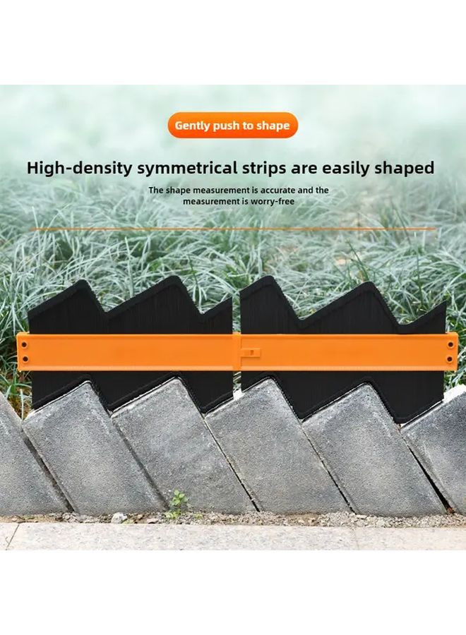 10 Inch Lockable Contour Gauge Multi Function Ruler High Precision ABS Resin - Image 5