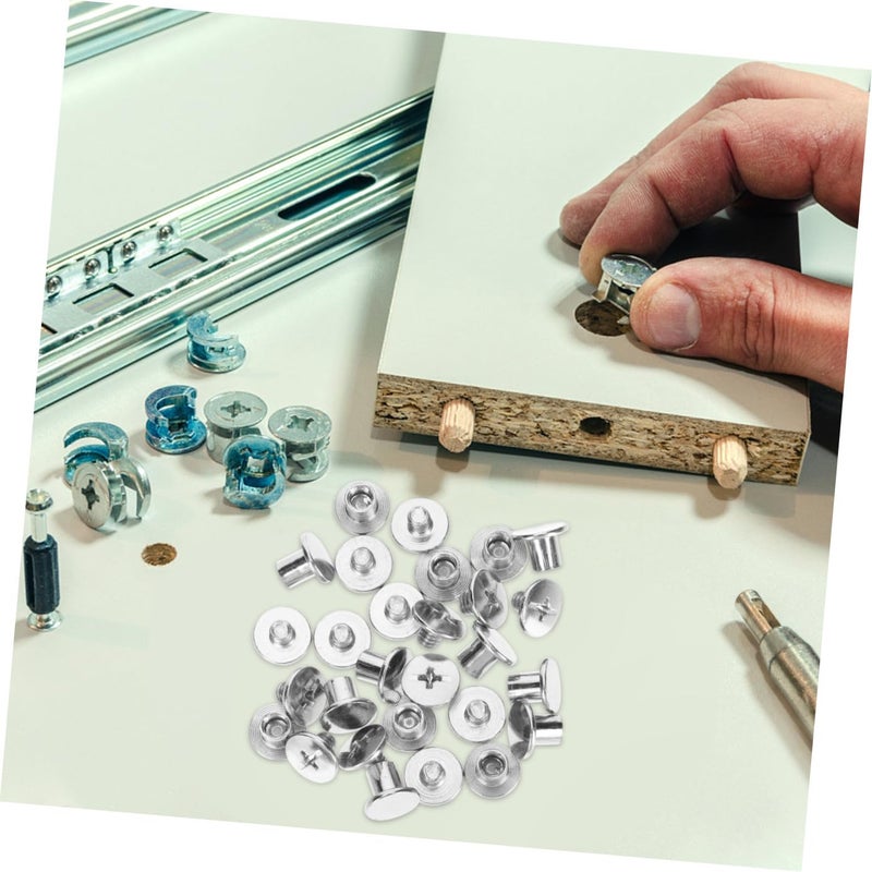 Chicago Screws Binding Screws Assortment 75pcs 6/8/10mm Nickel-Plated Steel for Bookbinding Scrapbook Photo Album Craft Supplies - Image 4