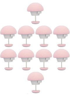 DMAYA Mushroom Shape Duvet Clips NonSlip Cover Fixator Comforter Quilt Holder with OneKey Unlock for Blanket Bed Sheet Curtain Socks Mattress Covers  - Image 1