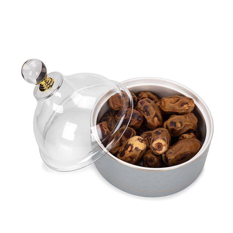 Porcelain Date Bowl 1Pc Thumanya Gray - Image 3