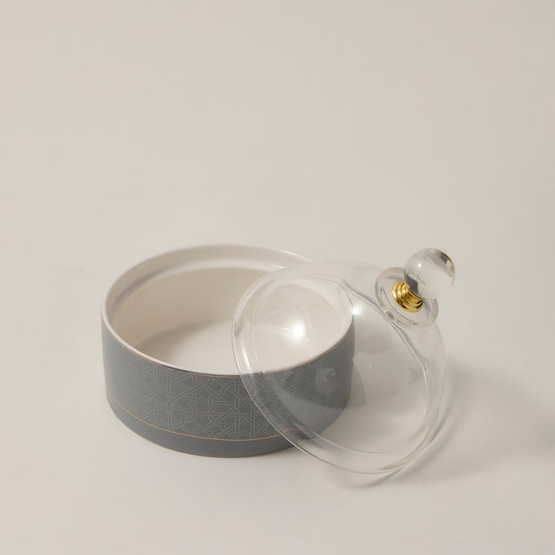 Porcelain Date Bowl 1Pc Thumanya Gray - Image 2