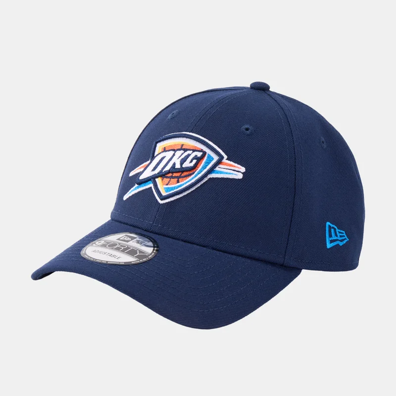 New Era Blue Men's NBA Oklahoma City Thunder The League 9FORTY Cap for Men | Best Price UAE