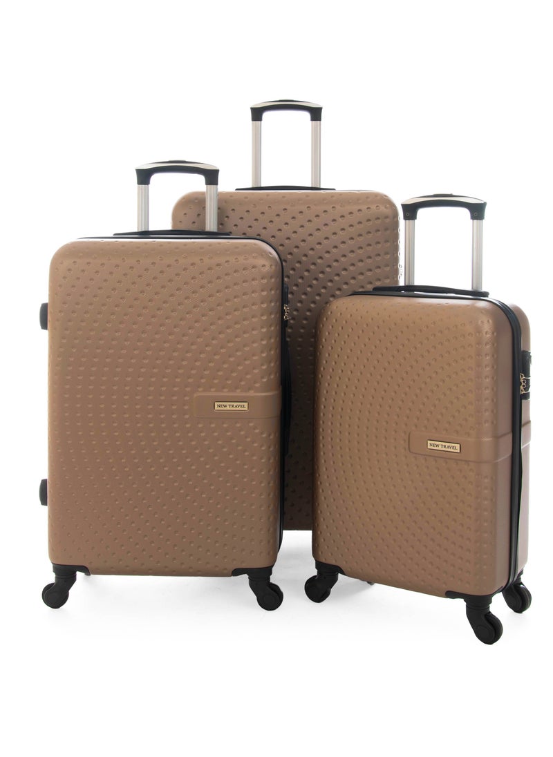 NEW TRAVEL NEW TRAVEL HARD Luggage set 3 pieces size 28/24/20  inch BR1097/3P  - Image 1