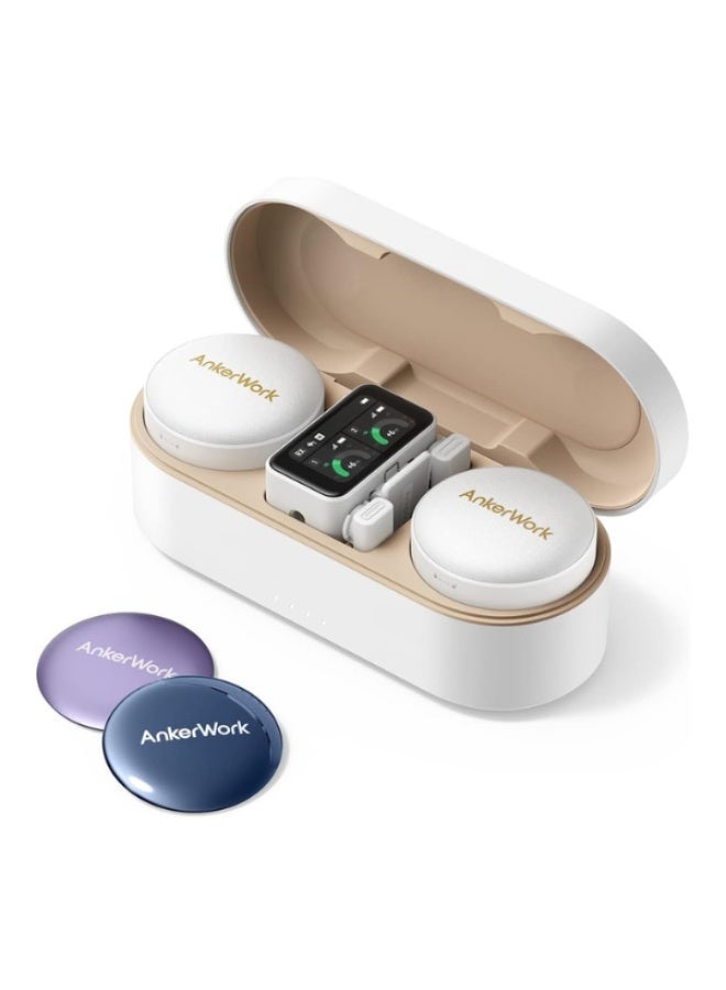 أنكر AnkerWork M650 ميكروفون لافاليير لاسلكي – أبيض - Image 1