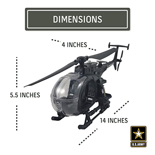 Lollipop U.S. Army Night Stalker Helicopter with Soldier Figure and Light/Sound - Image 3