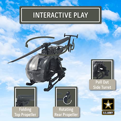 Lollipop U.S. Army Night Stalker Helicopter with Soldier Figure and Light/Sound - Image 4