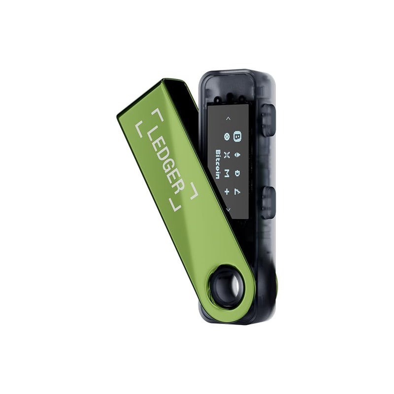 Ledger Nano S Plus (Oxidate Green) : The Perfect Entry-Level Hardware Wallet to securely Manage All Your Crypto and NFTs (for Desktop or Android only) - Image 1