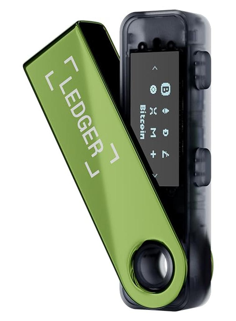Ledger Nano S Plus (أكسيد أخضر) : المحفظة الصلبة المثالية للمبتدئين لإدارة جميع العملات الرقمية وNFTs بأمان (لأجهزة الكمبيوتر المكتبية أو أندرويد فقط) - Image 1