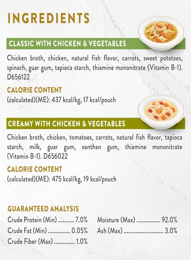 فانسي فيست مجموعة متنوعة من طعام القطط الرطب بورينا فانسي فيست بنكهة مرق الدجاج، سهل اللعق، خالٍ من الحبوب - (عبوة من 12 كيسًا) وزن كل كيس 1.4 أونصة - Image 5