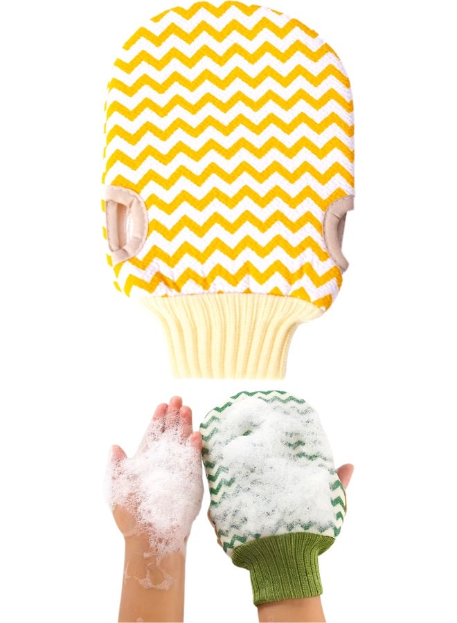 قفاز استحمام وتقشير الجسم للجنسين، قفاز تقشير البشرة الميتة، قفاز استحمام ناعم للوجه والجسم، قفاز توليد رغوة غني، قفاز مطاطي مرن مقاس واحد يناسب الجميع، قفاز تنظيف عميق للبشرة الجافة والخشنة، قفاز استرخاء وتدليك لتحفيز الدورة الدموية، قفاز استحمام متعدد الألوان، قفاز مقشر للنساء والرجال، قفاز مقاوم للانزلاق وسهل الاستخدام، قفاز جلدي ناعم وفعّال لإزالة الدهون والأوساخ - Image 1