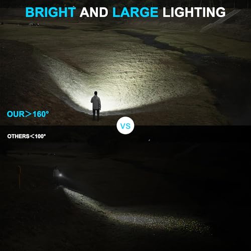 WUBEN مصباح ووبن C3 1200 لومن القابل لإعادة الشحن 6 أوضاع فائق السطوع IP68 مصباح تكتيكي لرحلات التخييم، المنزل، الطوارئ، الإنقاذ، الصيد، الفحص، الإصلاح، هدايا للأدوات للرجال - Image 3