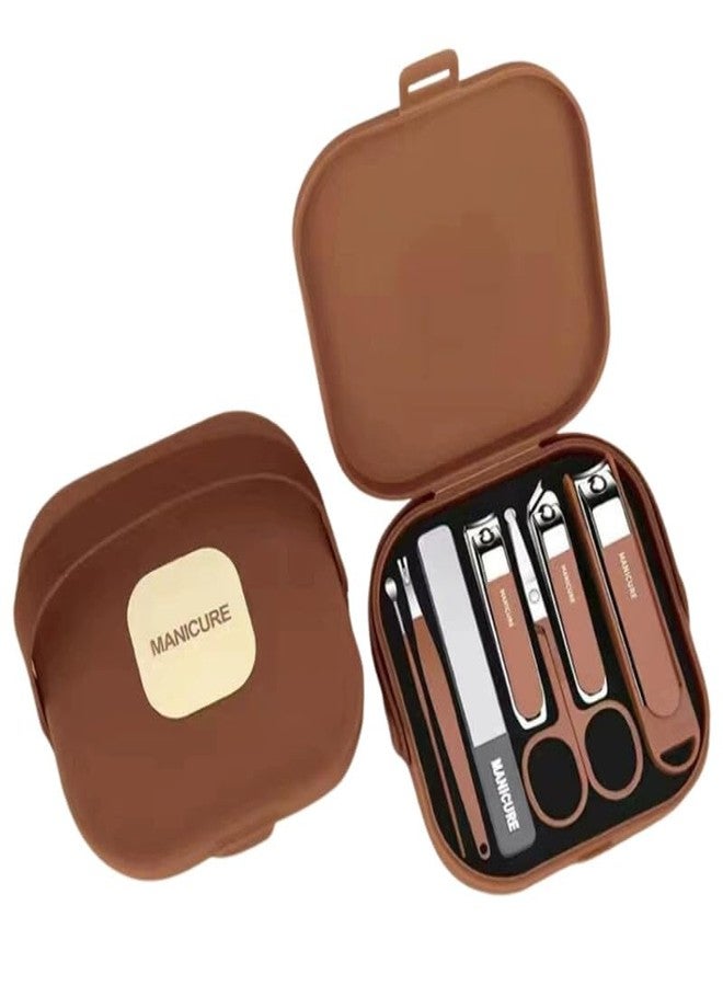 KACHEEG® Nail Clippers Set 7-in-1 Grooming Kit | Stainless Steel Pedicure & Manicure Tools | Includes Nail Clippers, Scissors, and More - Image 1