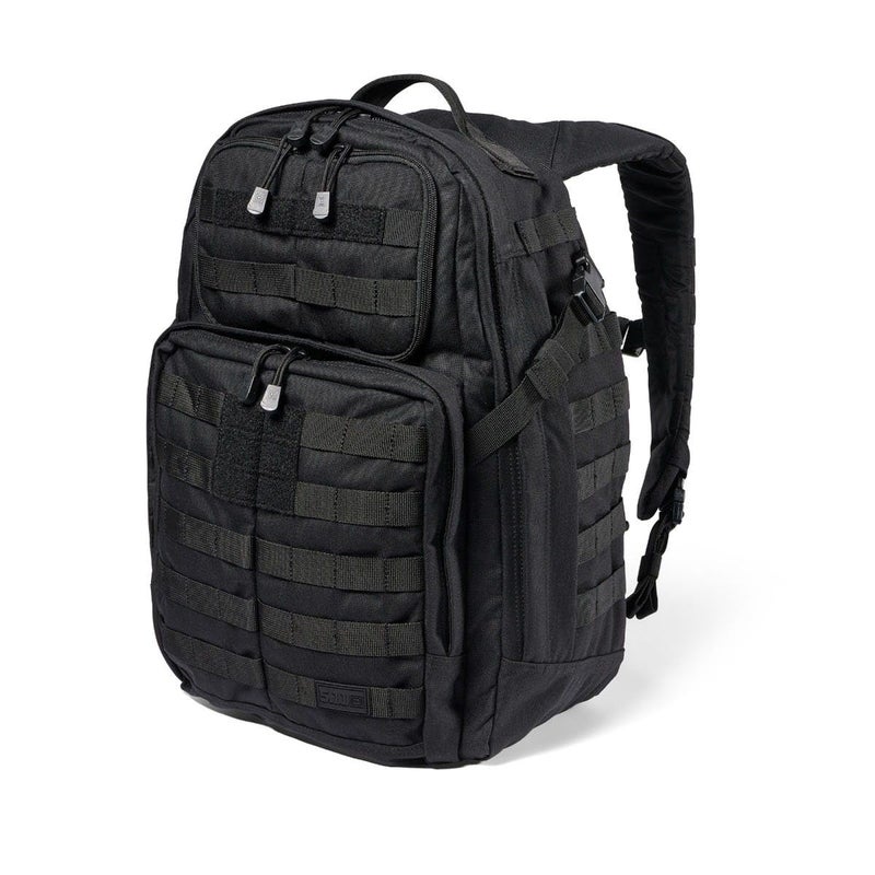 5.11 Tactical Backpack, RUSH 24 2.0 Military Survival Molle Back Pack with Laptop Compartment, 37L, Black, Style 56563ABR - Image 1
