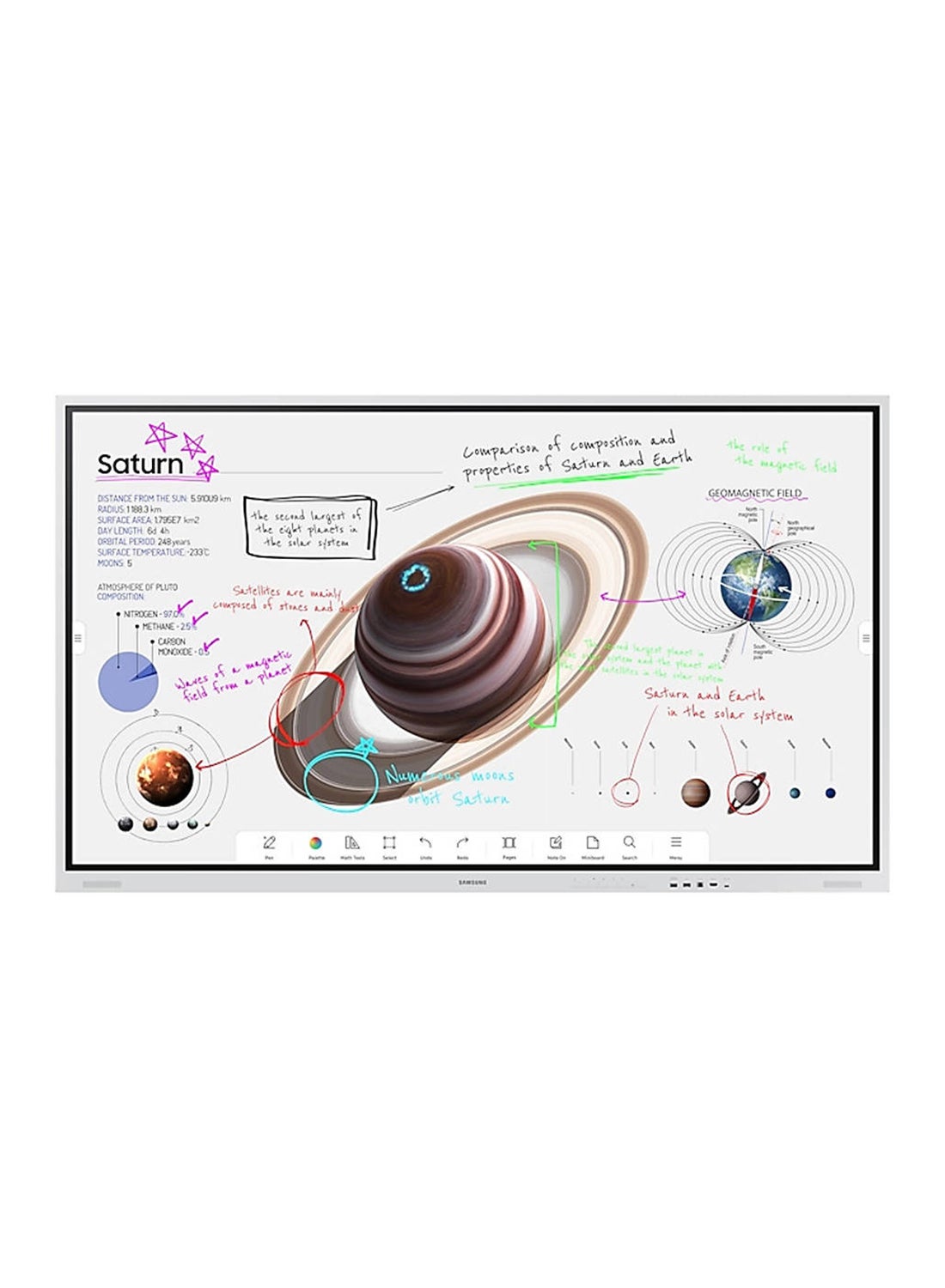 Flip Pro WMB Interactive Display, 75" 4K UHD VA Touch Display, 75Hz Refresh Rate, 8ms Response Time, Tizen 6.5, Free VESA Mount, 32GB Flash Memory, Stylus Pen Inlcuded, LH75WMBWLGCXUE