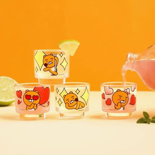 Kakao Friends Kakao Soju Shot Glasses Set of 4 in Gift Box - Ryan - Image 4