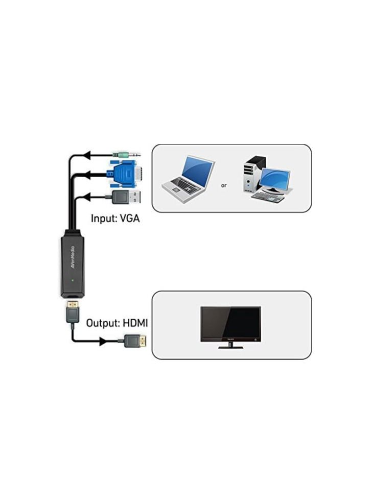 AVerMedia ET110 VIDEO CONVERTER ( VGA to HDMI ) - Image 2