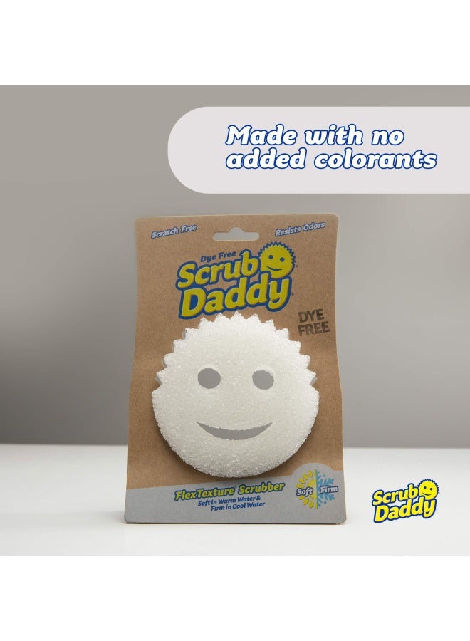 Scrub Daddy Sponge - Dye Free - Scratch-Free Scrubber For Dishes And Home Odor Resistant Soft In Warm Water Firm In Cold Deep Cleaning Dishwasher Safe Multi-Use Functional 2 Count Pack - Image 2