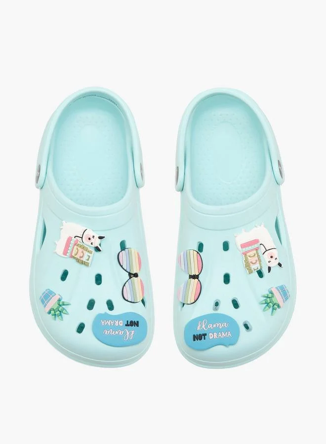 Aqua Girls Embellished Clogs