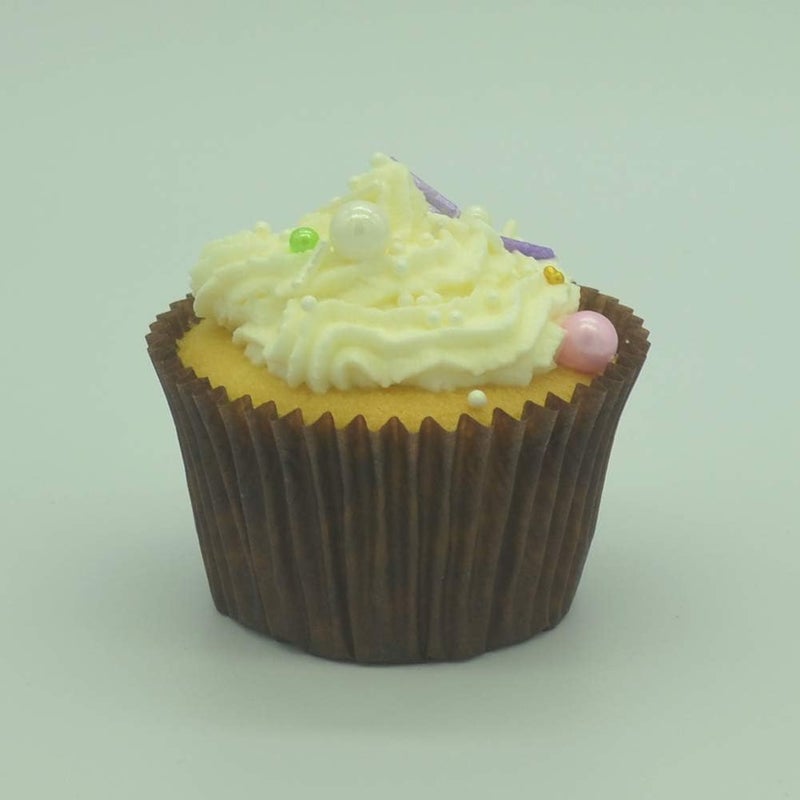 AUTOWRAP Bright Rainbow Standard Cupcake Liners Solid Colorful Paper Baking Cups - Image 3