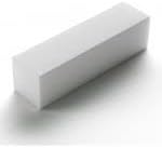 Boolavard The White Sanding Block 100100 4 sided 2006701 100 Lint Free Nail Wipes - Image 1