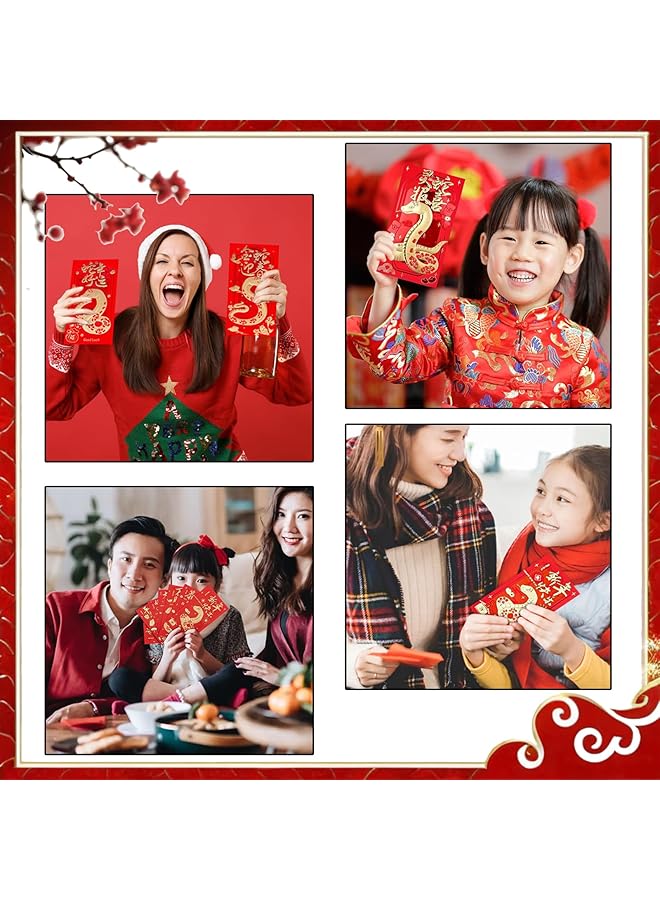 إيروريكس 30 قطعة من الأظرف الحمراء لعام 2025، هدايا حفلات رأس السنة الصينية الجديدة، هدايا رأس السنة القمرية الجديدة، ديكورات ومستلزمات الأعياد الاحتفالية - Image 2