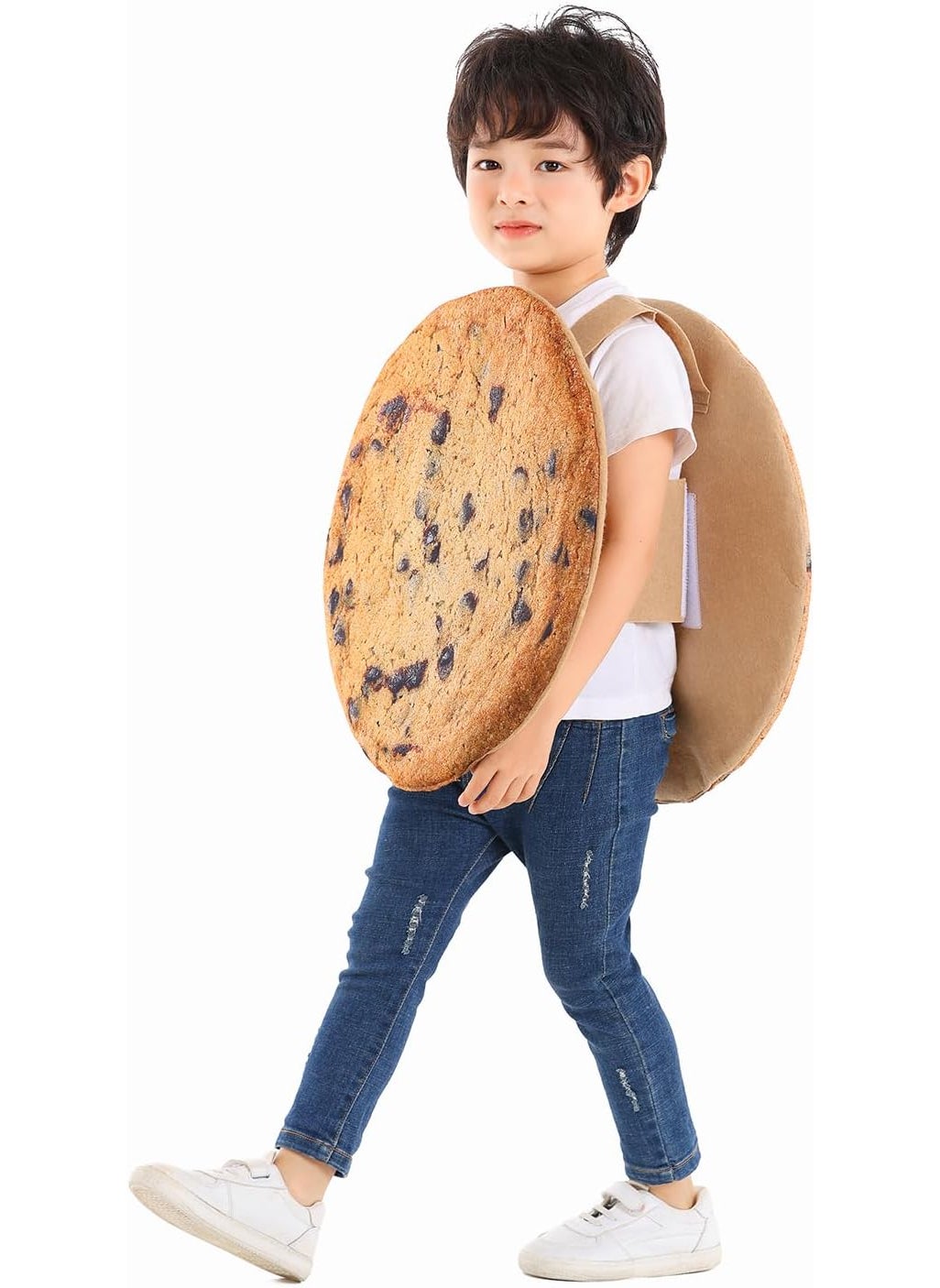 Seasons Seasons Chocolate Chip Cookie Costume Funny Food Halloween Costume for Toddler  - Image 3