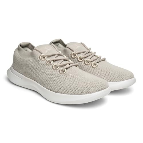 YOHO Fastlane 0600 Sneakers for Women | Stylish, Casual & Lightweight | Extra soft Walking Slip-On Shoes for Ladies/Girls | Pearl White -UK 8 - Image 3
